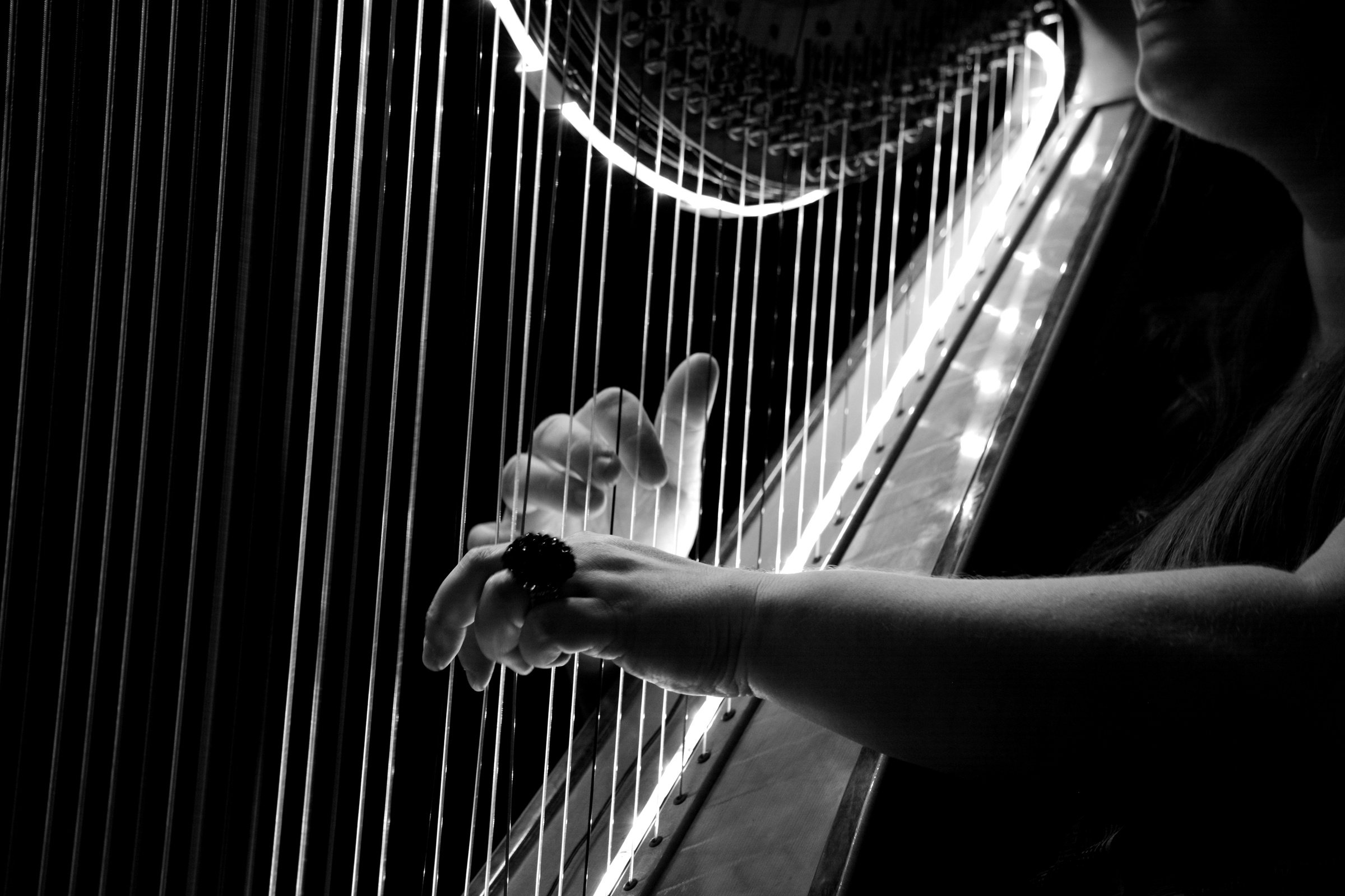 Playing the Harp